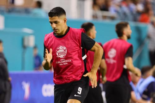 Luis Suarez lebih banyak memotivasi Timnas Uruguay di Copa America 2024 dari luar lapangan. (Foto: REUTERS)